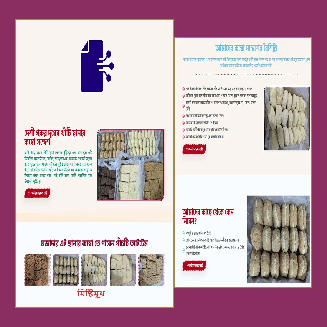 Combo Sondesh-Cartflows Landing Page